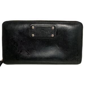 KATE SPADE Berkshire Black Leather Zip Around Wallet